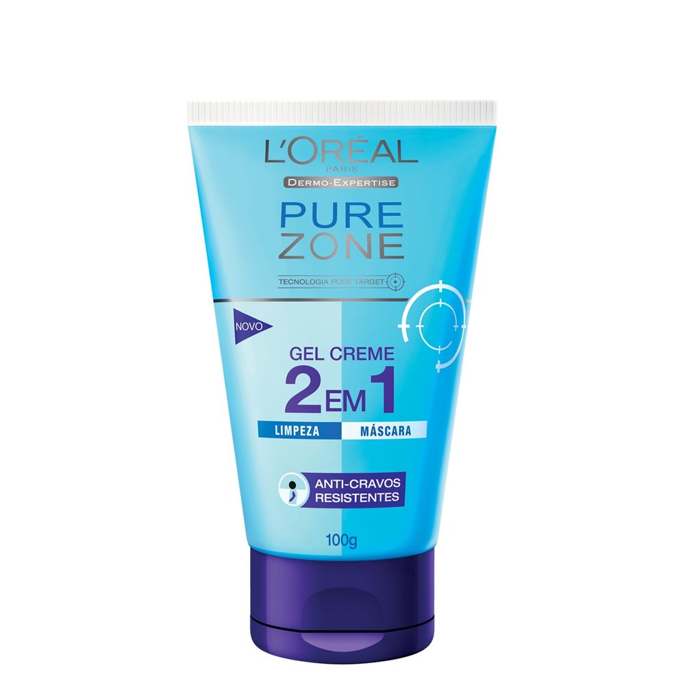 Loreal Pure Zone Gel Creme 2 em 1 100g Farma 22 Farma 22