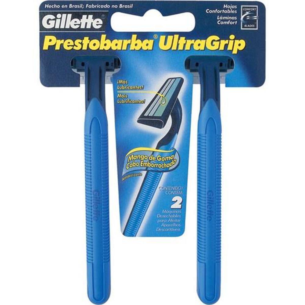 Aparelho De Barbear Gillette Prestobarba Ultragrip Fixo - Farma 22