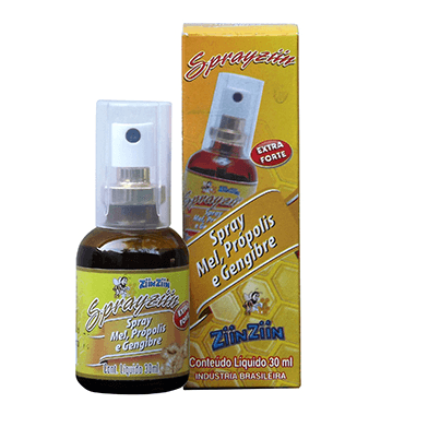Spray Mel/Própolis/Gengibre Zinzin 30ml