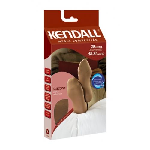 Meia 7/8 masculina com Silicone Média Compressão Bege G