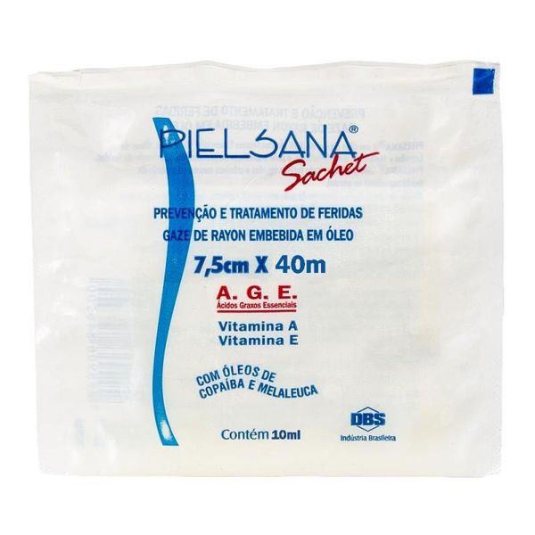 Gaze de Rayon Pielsana Sachet AGE 7,5cm x 40cm c/ 1