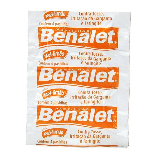 Benalet Sabor Mel-Limão 4 pastilhas