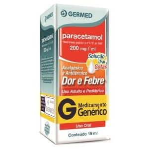 Paracetamol Gotas 15ml Genérico Germed