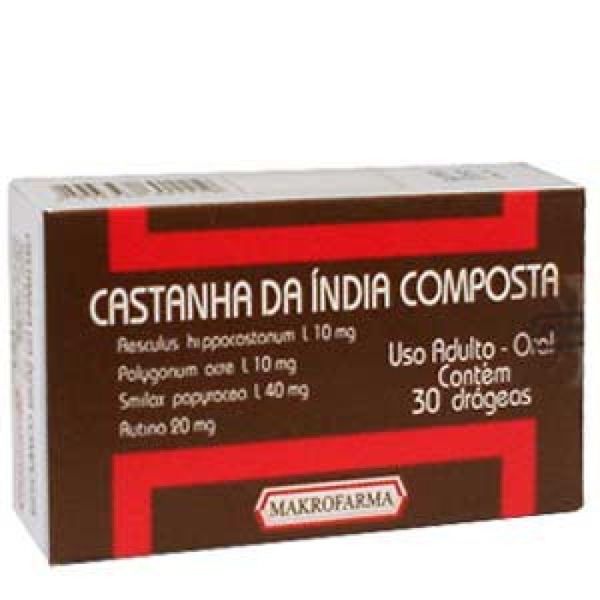 Castanha da Índia Makrofarma 30 comprimidos