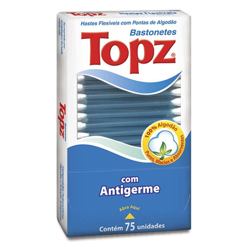 Hastes Flexíveis Topz 75 unidades - Farma 22