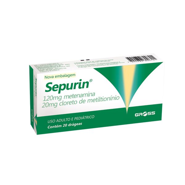 Sepurin 120+20mg 20 drágeas