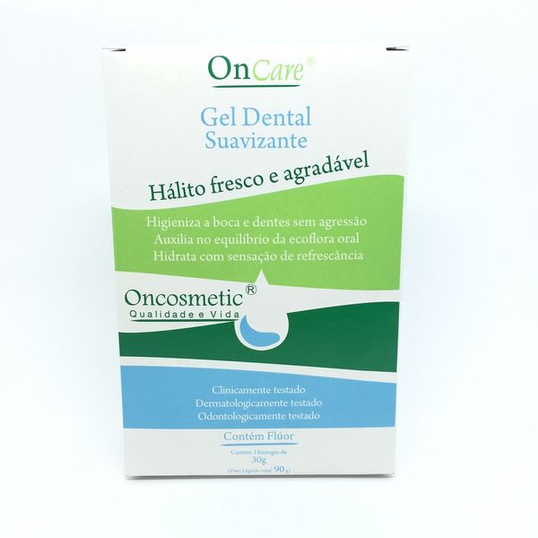 Oncare Gel Dental Suavizante 3 bisnagas de 30g