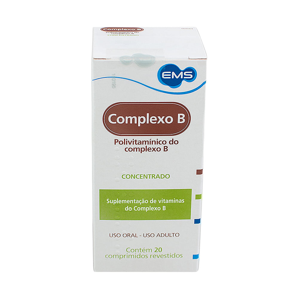 Complexo B 20 Comprimidos Revestidos - Farma 22