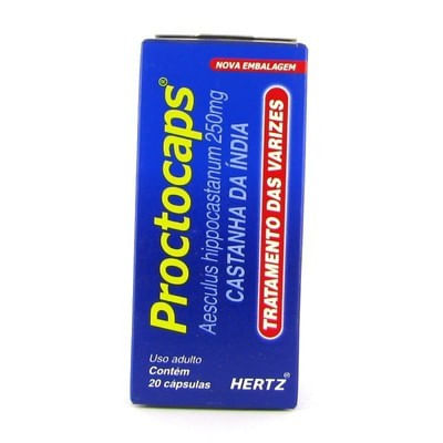 Castanha da Índia Protocaps 20 cápsulas