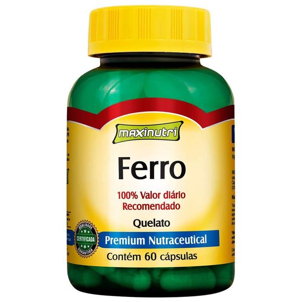 Ferro Quelato 60 cápsulas