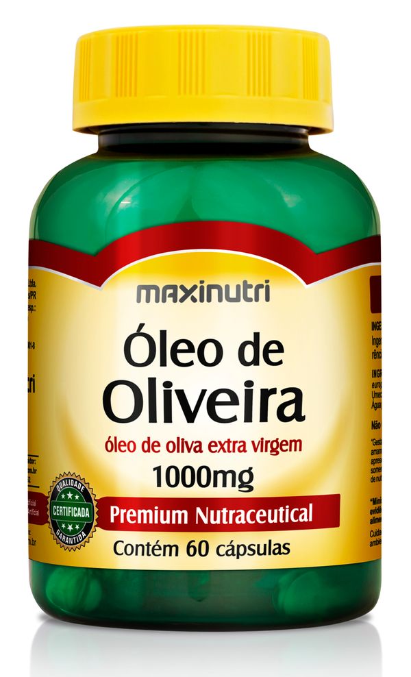 Óleo de Oliveira 1000mg 60 cápsulas Maxinutri