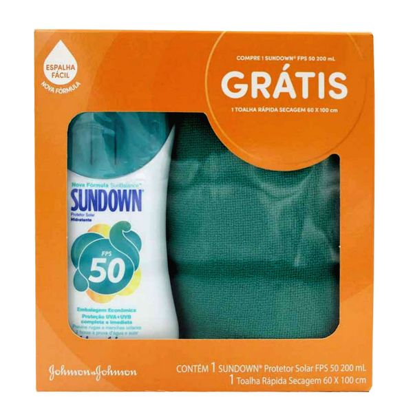 Protetor Solar Sundown FPS 50 Loção 200ml