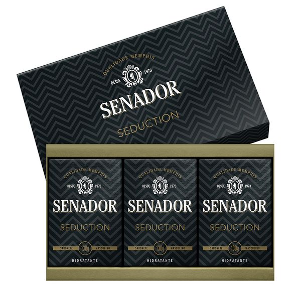 Kit Sabonetes em Barra Senador Seduction 3 Sabonetes