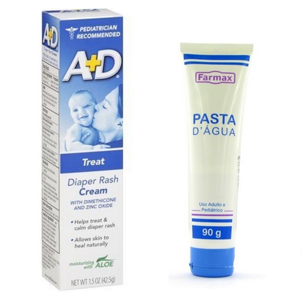 Pomada Pasta D água Para Bebe Pasta D'Agua Simples Farmax 90g - Farma 22