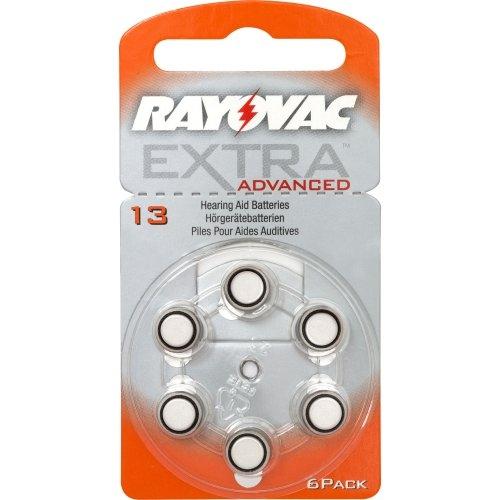 Pilha Auditiva 13 Rayovac Extra Advanced 1,4v 6 unidades