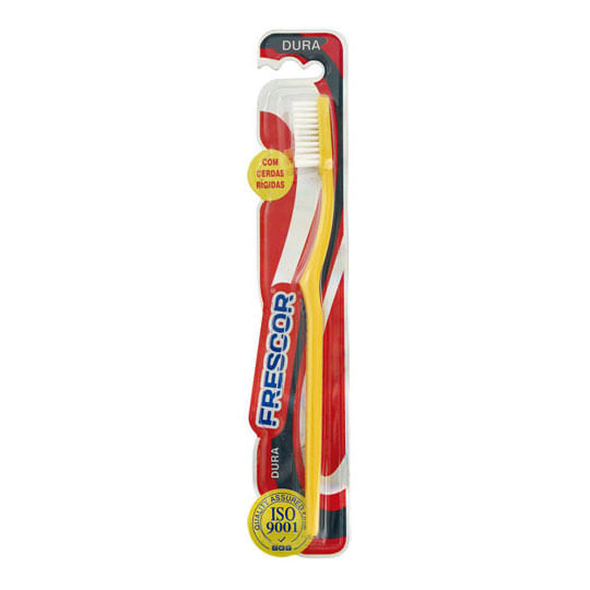 Escova Dental Frescor Básica Dura Cores Sortidas