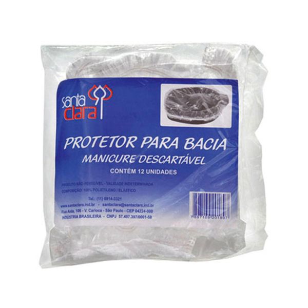 Protetor para Bacia de Manicure Santa Clara 12 Unidades