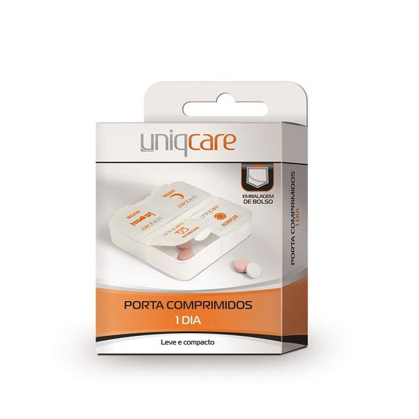 Porta Comprimidos Uniqcare 1 Dia
