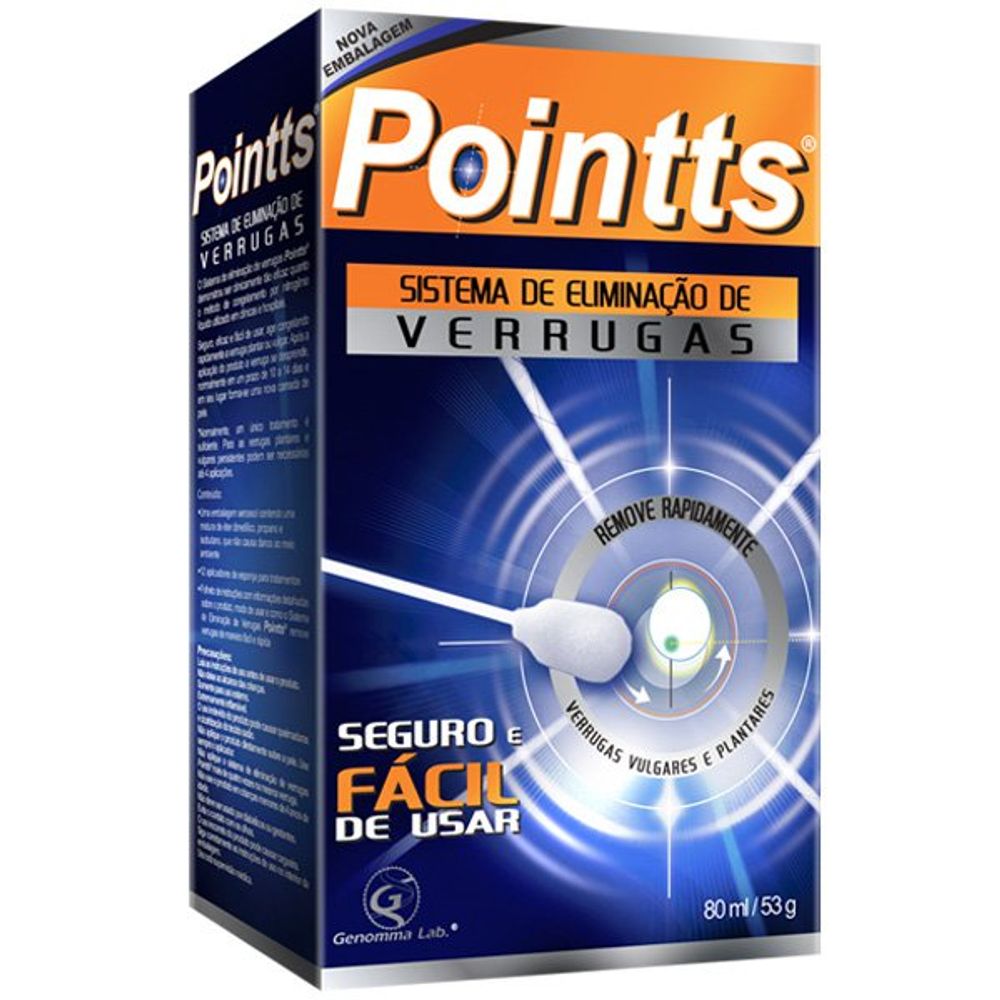 Pointts Anti-Verrugas + 12 Aplicadores - Farma 22