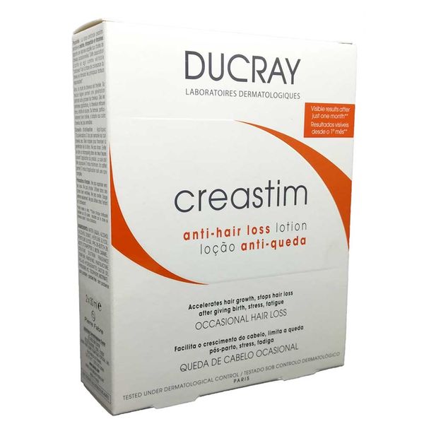 Creastim Ducray Loção Capilar Antiqueda Spray 2 Unidades 30ml