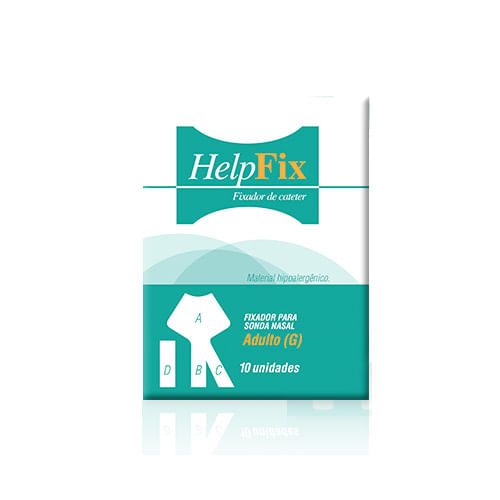 Fixador de Cateter Nasal HelpFix Adulto G 10 unidades
