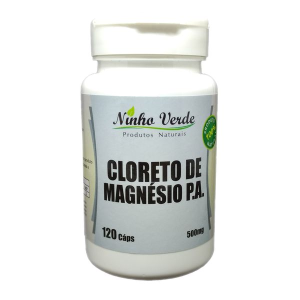 Cloreto de Magnésio P.A. Ninho Verde 120 cápsulas