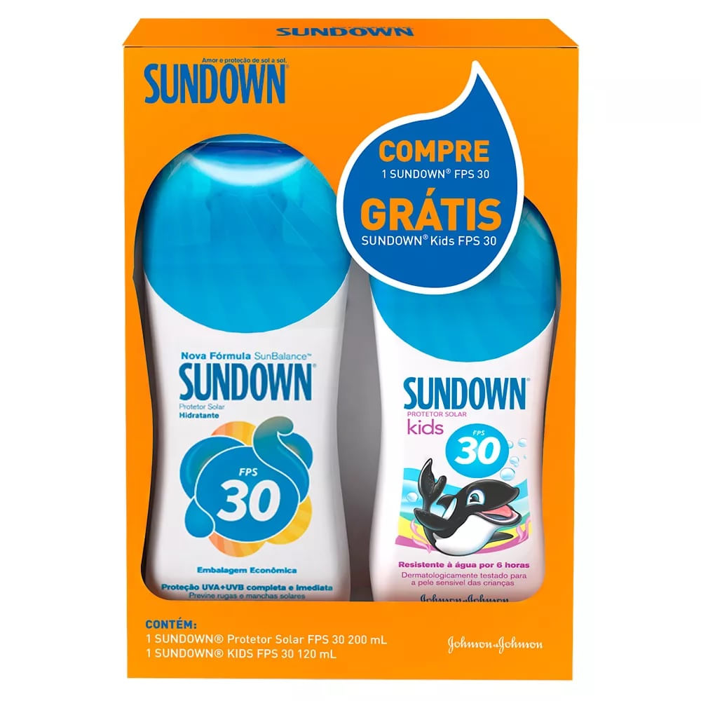KIT SUNDOWN 30FPS 200ML+FPS30 KIDS 100ML