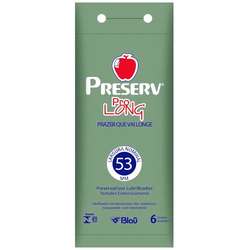 Preservativo Preserv Extra Prolong 6 Unidades