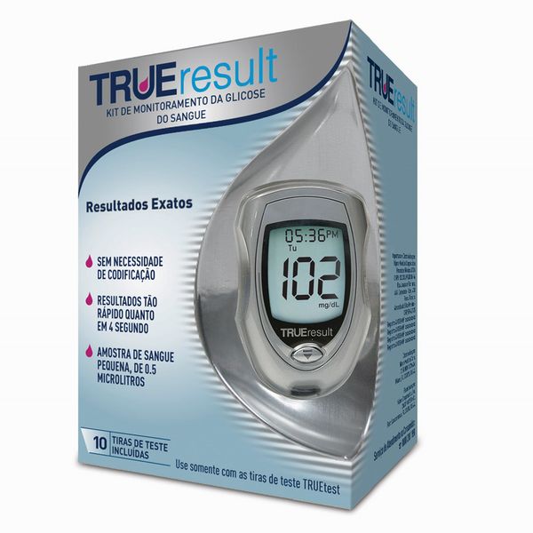 Kit para Controle de Glicemia Trueresult
