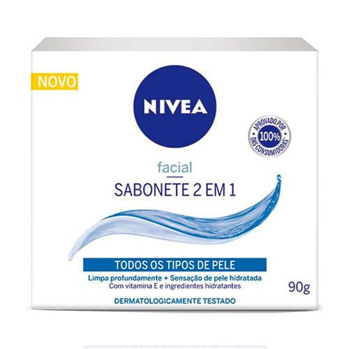 Sabonete Nivea Limpeza Facial 2 em 1 90g