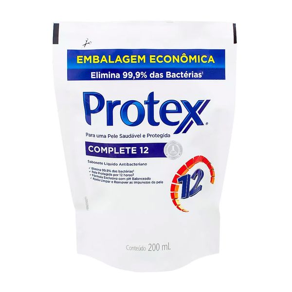 Sabonete Líquido Protex Complete 12 Refil 200ml