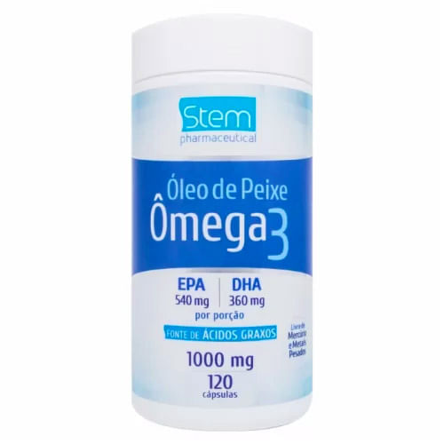Óleo de Peixe Ômega 3 Stem 120 cápsulas