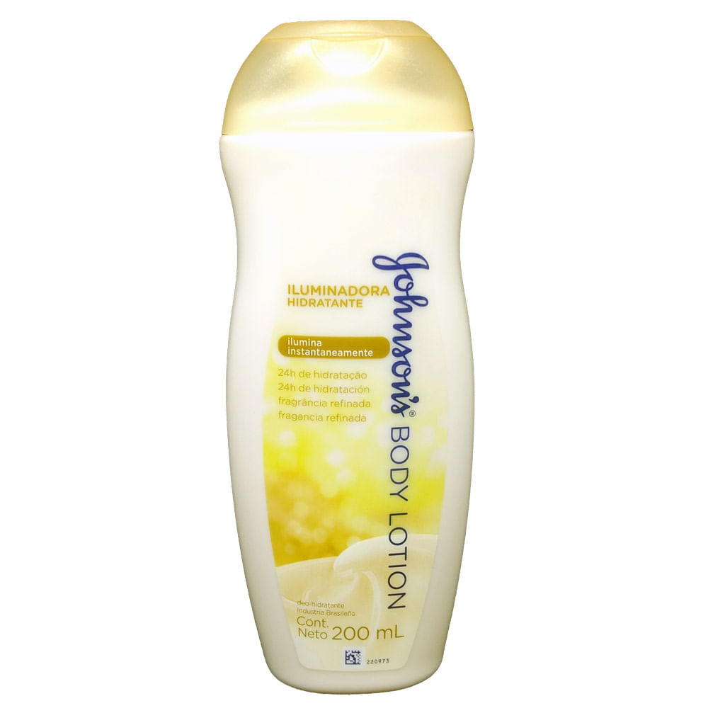 Locao Hidratante Johnson’s Body Lotion Iluminadora 200ml Farma 22