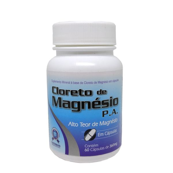 Cloreto de Magnésio P.A Sanibras 60 cápsulas