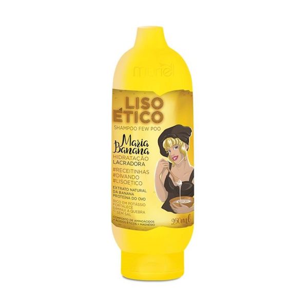 Shampoo Muriel Liso Ético Maria Banana Hidratação Lacradora 250ml