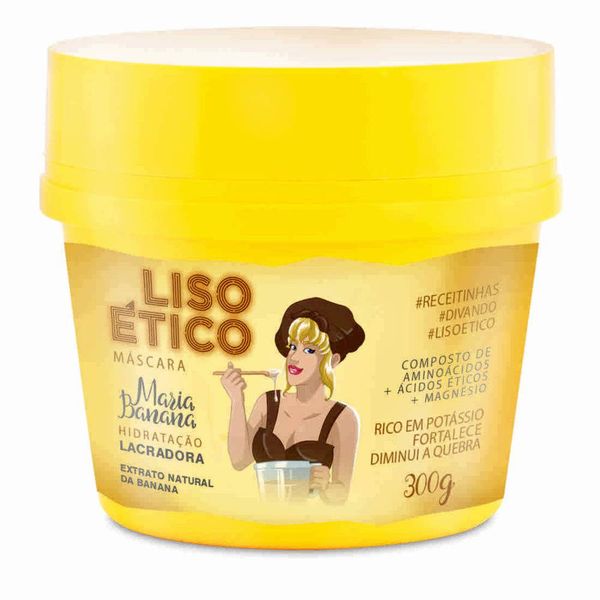 Máscara Muriel Liso Ético Maria Banana Hidratação Lacradora 300ml