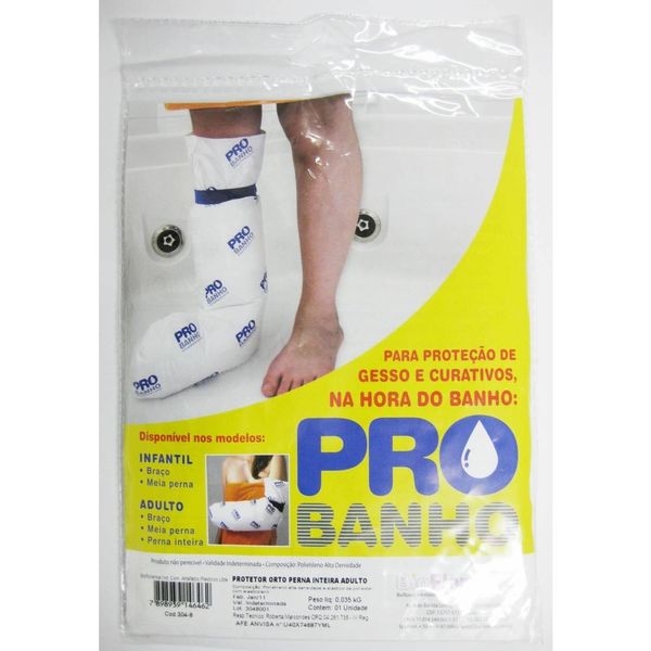 Probanho para Proteção de Gesso e Curativos Meia Perna Adulto