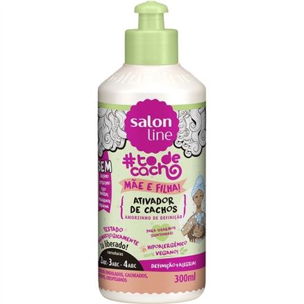 Ativador De Cachos Salon Line Mae E Filha Hipoalergenico Vegano 300ml Farma 22