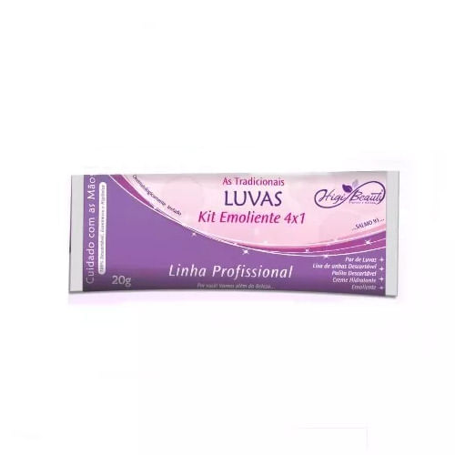 Kit Luvas Emolientes 4x1 Higibeauty 20g