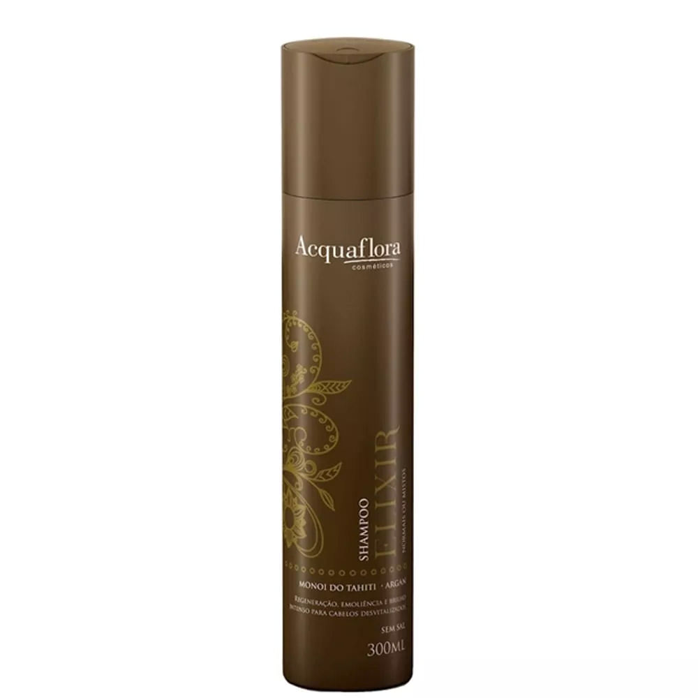 Shampoo Acquaflora Elixir Secos e Danificados 300ml Farma 22