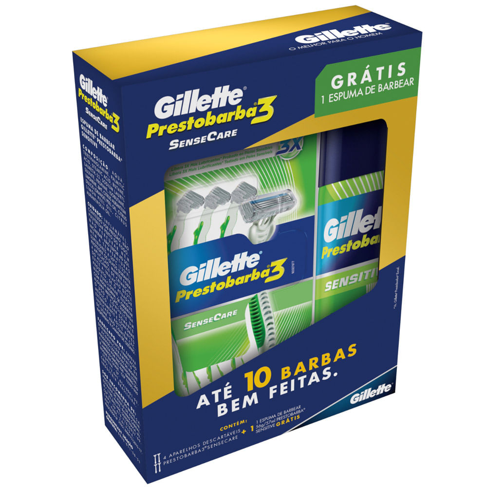 gillette kit bolsa