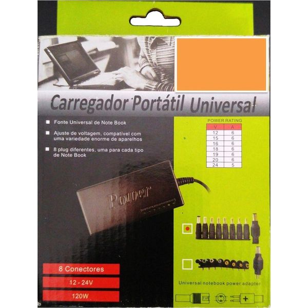 Carregador Universal Portátil para Notebook