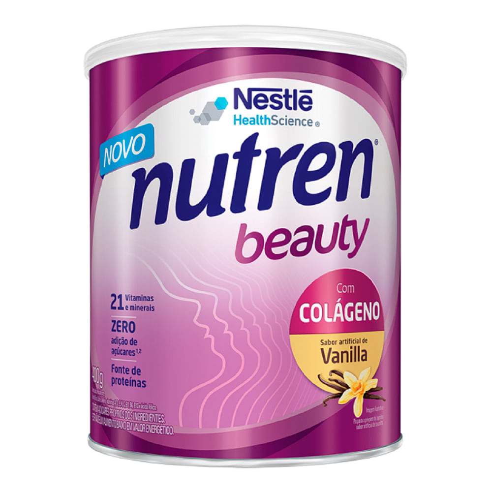 Nutren Beauty Vanilla Suplemento Alimentar 400g - Farma 22