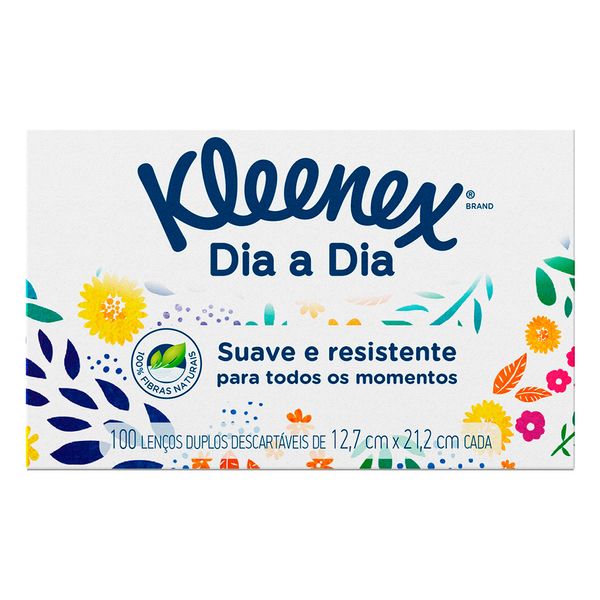 Lenço de Papel Kleenex Dia a Dia Embalagens Sortidas 50 Unidades