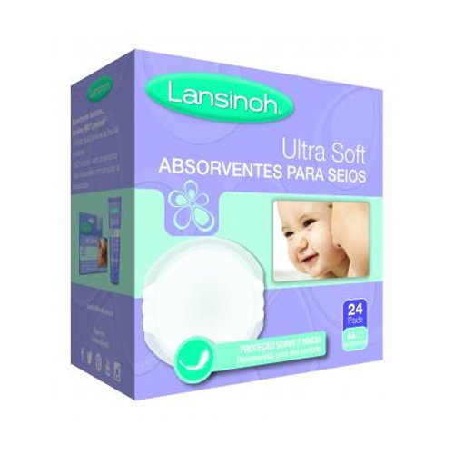 Absorventes Descartáveis Para Seios Ultra Soft 24 Unidades