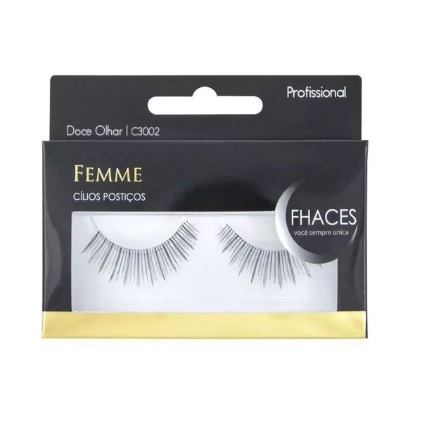 Cílios Postiços Fhaces Femme Doce Olhar Ref.3002