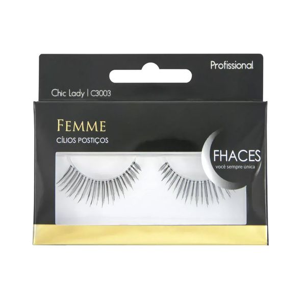 Cílios Postiços Fhaces Femme Chic Lady Ref.3003