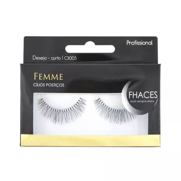 Cílios Postiços Fhaces Femme Desejo Curto Ref.3005