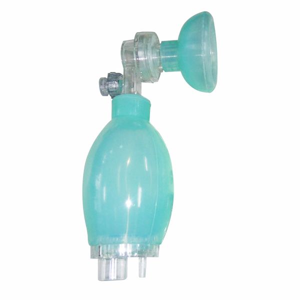 Reanimador Pulmonar Manual Ambú de Silicone Missouri Máscara Infantil com Reservatório