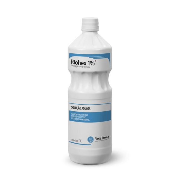 Antisséptico tópico Riohex 1% solução aquosa 1L